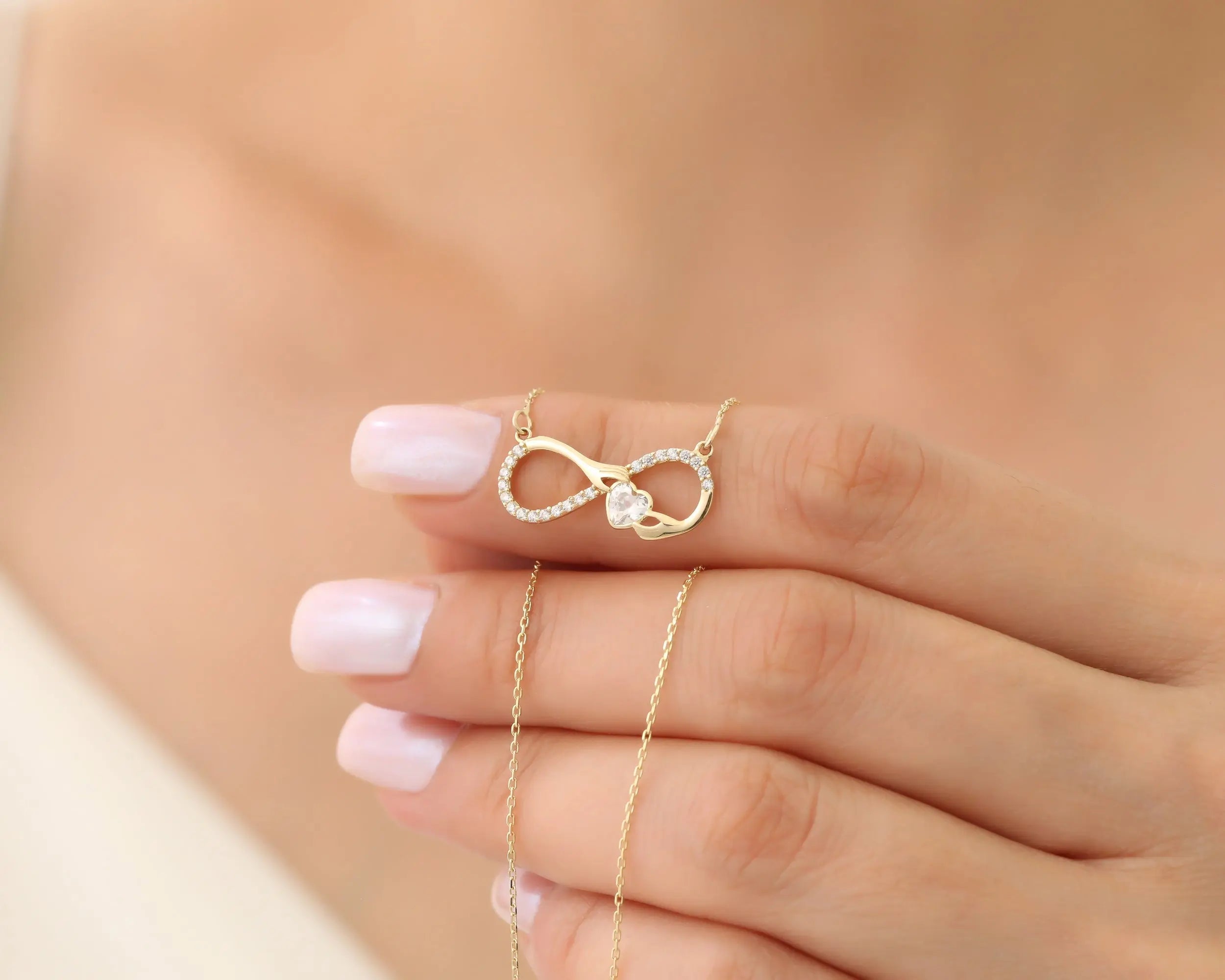 14K Solid gold chain necklace
