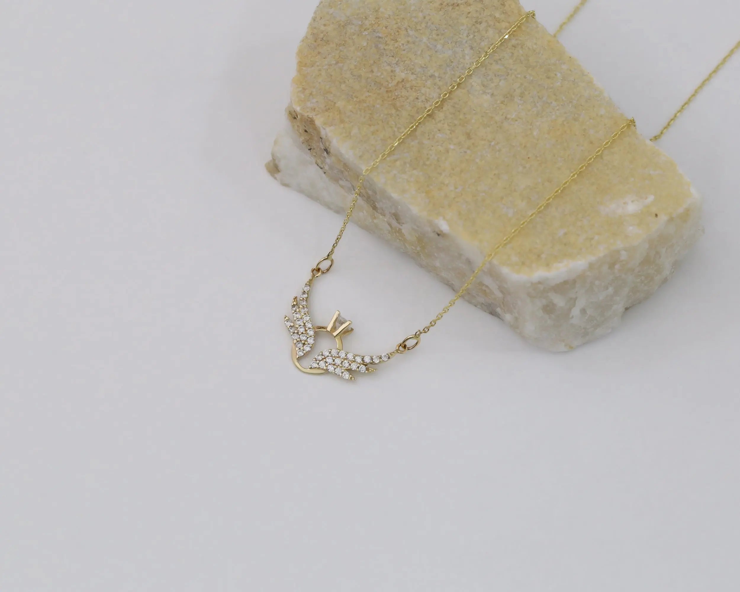 Gold Angel Wing
