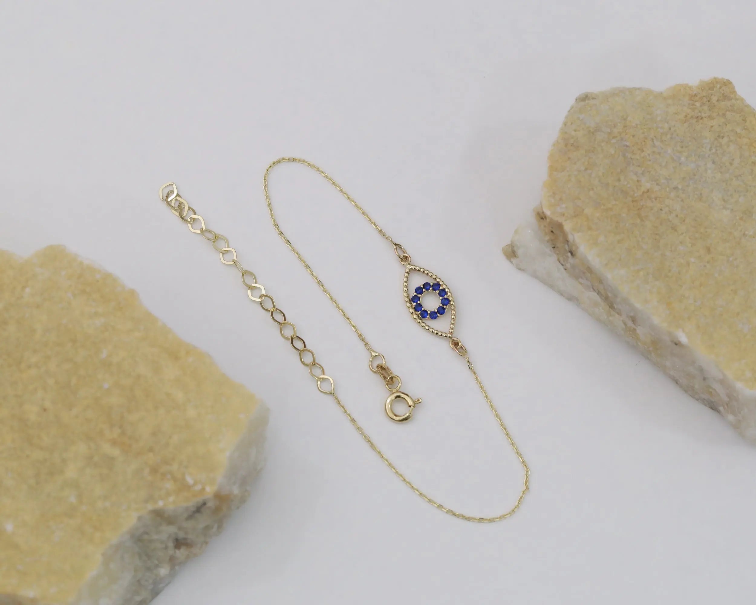 a box of evil eye bracelet