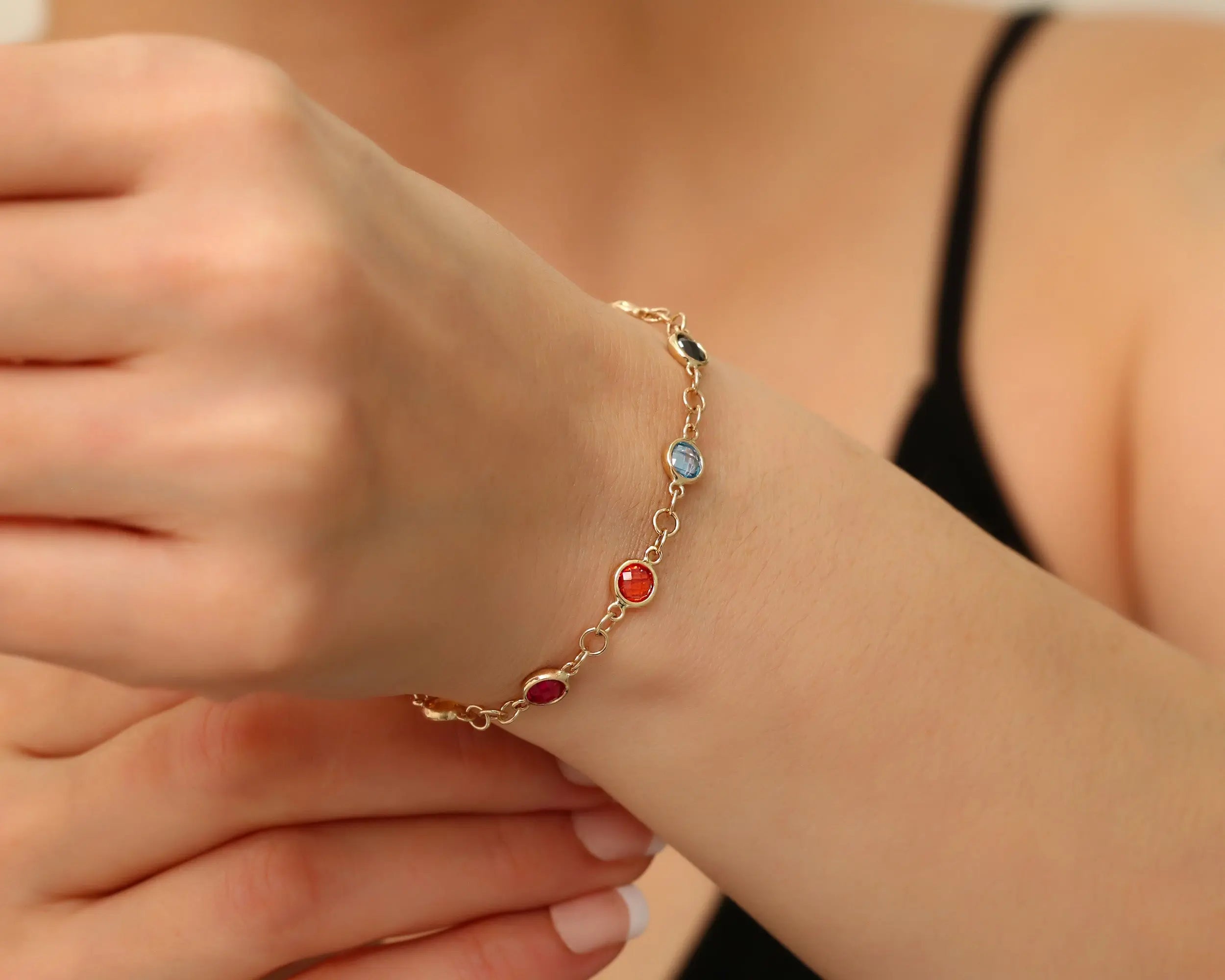 Real Gold Bracelet | Taylor Swift Bejeweled Bracelet | Varto Jewelry