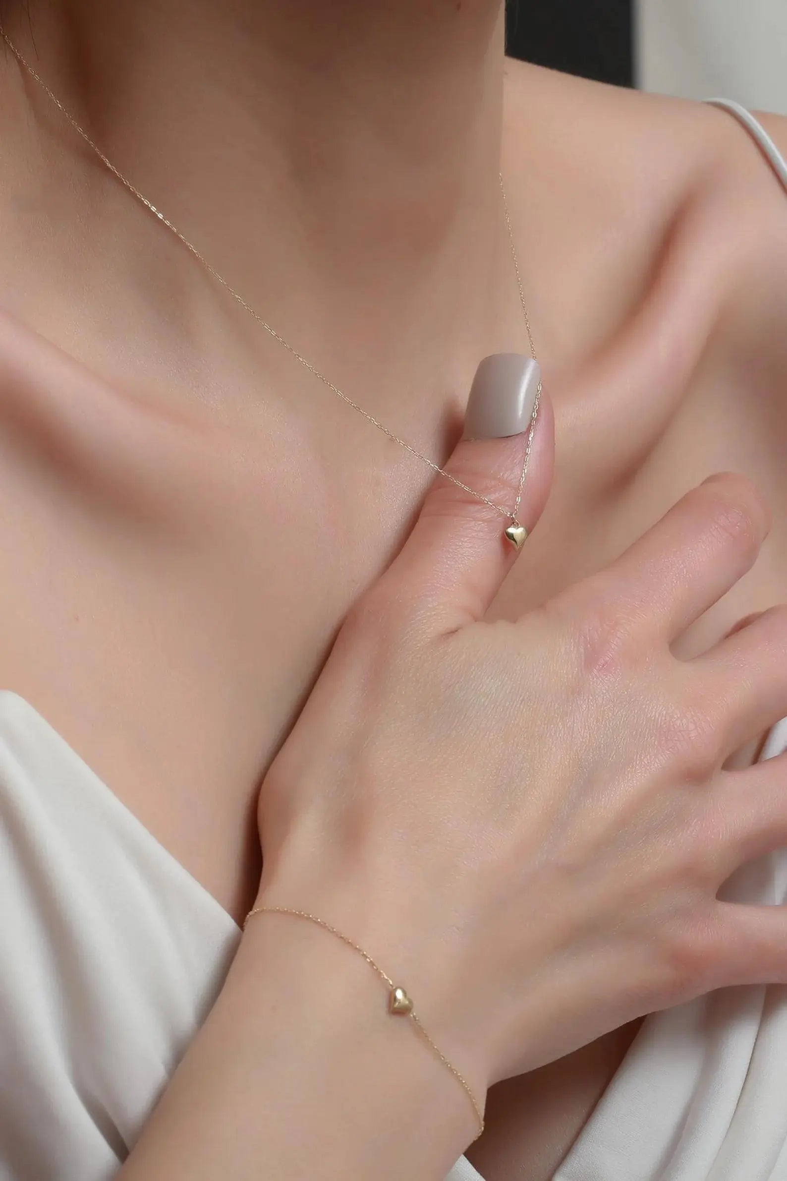 Heart Necklace- Bracelet