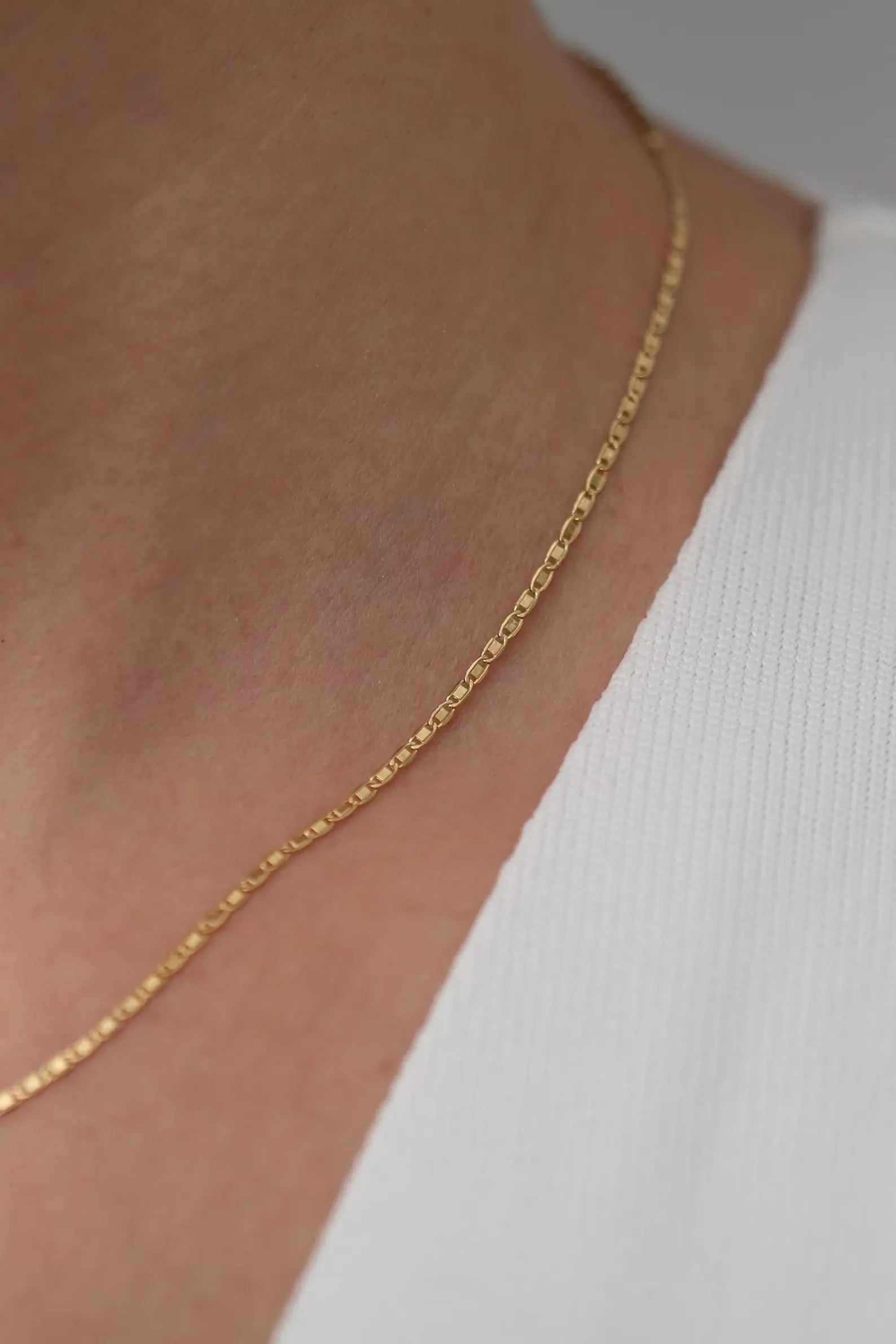 14K Solid Gold Angel's Wing Necklace