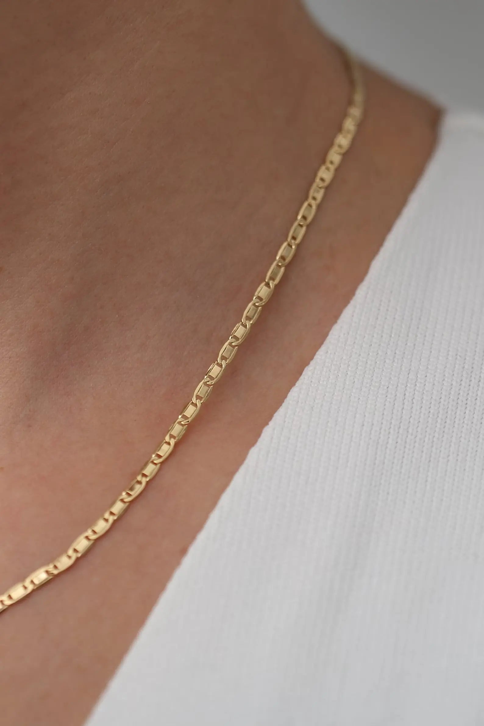 14K Solid Gold Angel's Wing Necklace