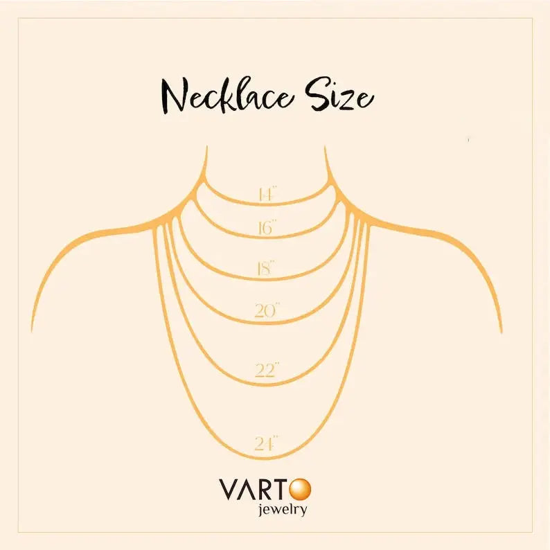 14K Solid Gold Star Pendant Necklace