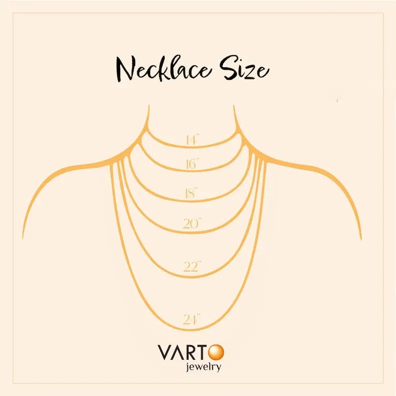 Rolo Chain Necklace | 14K Gold Rolo Link Chain Necklace| Varto Jewelry
