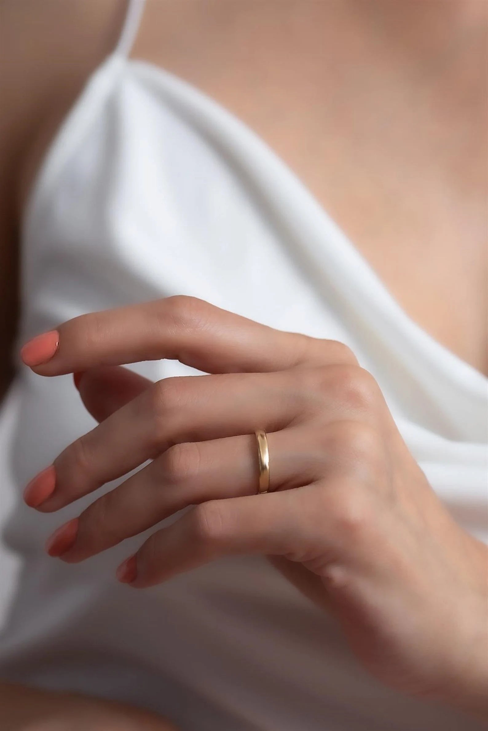 Classic Gold Wedding Ring | 14K Gold Wedding Rings | Varto Jewelry